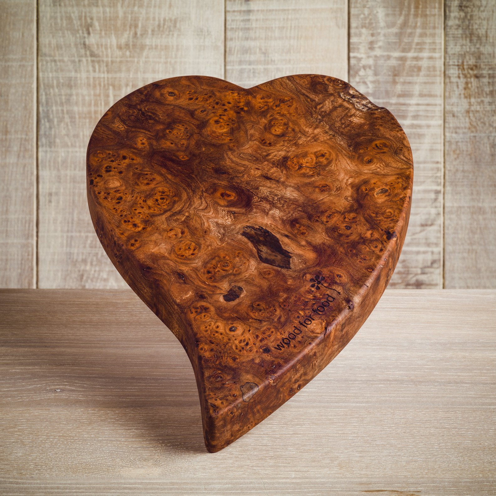 heart chopping board